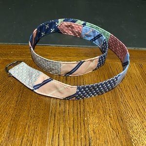 Women’s Vineyard Vines Silk Belt, Size M.